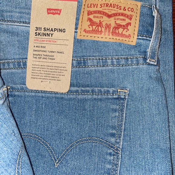 Levi’s 311 shaping skinny stellar stretch men’s 31x30 NWT - Picture 5 of 6